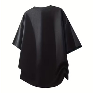 Camiseta holgada de cuello redondo para hombre, camiseta informal de algodón con estampado de letras a la moda de verano para adolescentes y adultos jóvenes - Product Image 3