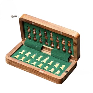 ILAHI's Eco-Friendly Rustic Polished Rectangle <b>Chess</b> <b>Board</b> Game 100% Handmade Pure Wood Animal/Love Style Customized Size <b>Chess</b> - Product Image 3