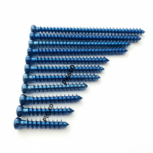 Tornillos de Titanio Cancellous de Rosca Completa PISSCO, Tornillos Óseos Ortopédicos de Titanio, 151 Piezas de Acero Inoxidable Alemán - Product Image 6