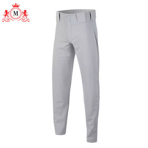 Men's Blue And <b>Red</b> Baseball Jersey With Gray Pants Uniform Set Breathable Polyester <b>Material</b> For Adults - Product Image 5