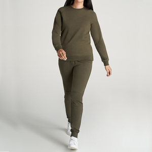 Conjunto Deportivo de Dos Piezas Personalizado para Mujer, Color Morado, Algodón Grueso, Logotipo Personalizado, Ropa Deportiva Informal, Transpirable y de Secado Rápido - Product Image 6