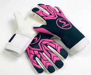 Guantes de Portero de Fútbol Subhay, Color Rosa y Negro, Dedos Completos, Antideslizantes, Correa de Muñeca Ajustable, Equipo de Protección Deportiva - Product Image 3