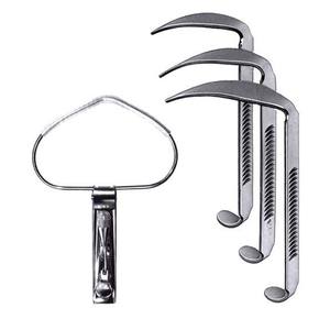 Écarteur buccal manuel McIvor en acier inoxydable certifié CE Classe I, instrument chirurgical hospitalier OEM réutilisable - Product Image 3