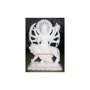 Estatua de mármol blanco Durga Maa - Product Image 2