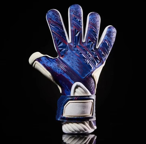 ถุงมือผู้รักษาประตูฟุตบอลแบบมืออาชีพ ปรับแต่งได้ ระบายอากาศได้ดี ใช้งานกลางแจ้ง ปรับขนาดได้ กระชับมือ สวมใส่สบาย ทนทาน ทำจากยาง - Product Image 4