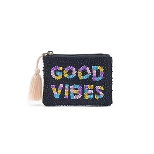 Nouvel Arrivage Pochette en Paille Tressée Portable Colorée Brodée de Fleurs à Paillettes, Portefeuille Polyvalent - Product Image 5