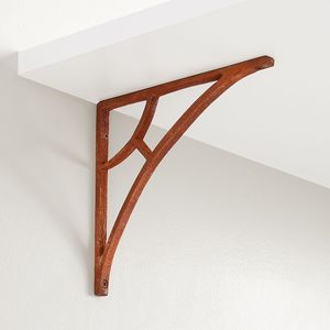 Designer Iron Shelf Bracket Crafted To Complement Coordinated Interiors Functional <b>Shelving</b> And <b>Modern</b> Wall Decor - Product Image 2