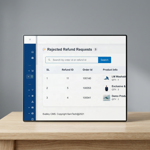 Système de gestion des demandes de remboursement rejetées 6valley CMS pour le suivi des commandes e-commerce et des retours de produits - Product Image 2