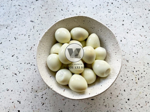 Œufs de caille en conserve de haute qualité 425g, frais de la ferme, en saumure, pelés, prêts à consommer pour hotpot, soupes, baozi et collations quotidiennes - Product Image 5