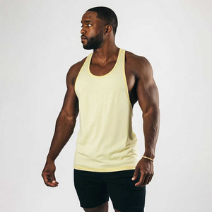 <b>Mens</b> Black White Tight <b>Singlet</b> Sports Fitness Yoga Bodybuilding Vest Rayon Spandex Running Rib Tank Tops - Product Image 3