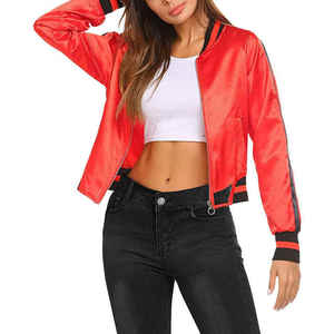 Customized Wholesale <b>Women</b> Satin <b>Jackets</b> New Style Winter Baseball Satin <b>Jackets</b> Breathable <b>Lightweight</b> Satin <b>Jackets</b> OEM - Product Image 6