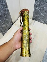 Telescopio de Latón Macizo East India Company 1818 para Bodas Religiosas de 32 Pulgadas con Estuche de Cuero