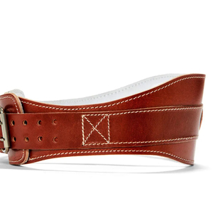 Ceinture de musculation en cuir de qualité supérieure avec boucle à levier, logo personnalisé, soutien dorsal, réglable, unisexe, vente en gros - Product Image 5