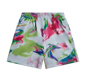 Pantalones cortos de malla para hombre con bolsillo por sublimación de poliéster 100% de baloncesto de alta calidad con logotipo personalizado de verano OEM - Product Image 6