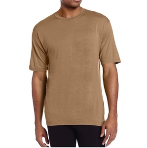Camiseta Deportiva de Verano de Alta Calidad con Cuello Redondo, 100% Algodón, Transpirable, de Manga Corta para Hombre, MOQ Bajo - Product Image 1