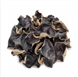 Champignons noirs séchés entiers, cultivés, qualité supérieure, pour la cuisine - Product Image 1