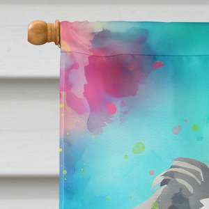 Schnauzer ขนาดใหญ่หลากสีธงบ้านฮิปปี้ดอว์ที่แขวนเสาแขนธงตกแต่งสนามศิลปะแขวนผนังทำจากโพลีเอสเตอร์ - Product Image 3