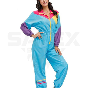 Ensemble unisexe personnalisé d'été : Veste coupe-vent en nylon et pantalon de survêtement avec doublure intérieure en tissu mesh brodé – Vêtements d'extérieur pour femme - Product Image 3