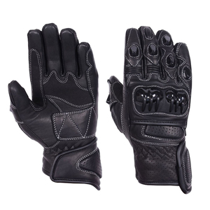 Unisex Custom Leather Full <b>Finger</b> Gloves Motocross Racing Cycling Men's <b>Bike</b> Downhill Off-Road Sports Gym Protection Touch - Product Image 2