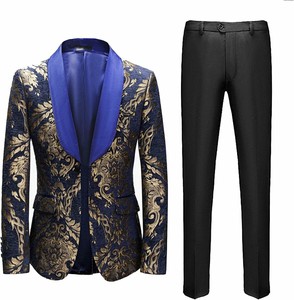 Breathable Plus Size Anti-Wrinkle 100% Polyester Mens Business Wedding <b>Suit</b> Tuxedo Slim Fit 3 <b>Buttons</b> Blazer Coat American Style - Product Image 4
