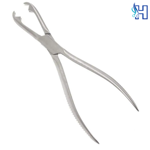 Orthopedic Bone Forceps 5.5 Inch Curved Surgical Stainless Steel Manual Reusable Plate Holding <b>Drill</b> <b>Guide</b> - Product Image 5