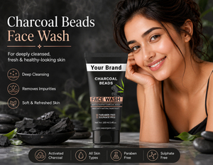 Fabricant de nettoyants pour le visage aux perles de charbon de bois en marque privée - Product Image 3
