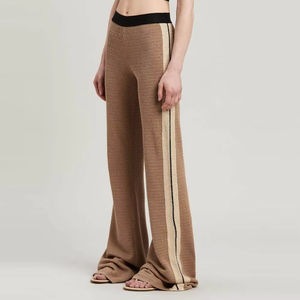 Pantalon de jogging évasé respirant pour femme 100 % coton écologique à séchage rapide, coupe ample et large - Product Image 5