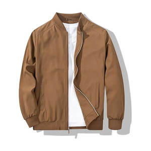 Chaqueta Bomber Unisex de Nuevo Diseño al por Mayor, Chaqueta Informal de Lona con Logotipo Frontal Personalizado para Invierno - Product Image 1