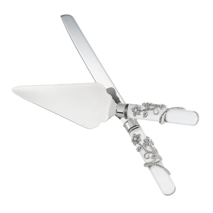 Designer Handle Silver Finished <b>Cake</b> <b>Server</b> Perfect For Party Serving Gifting Purpose And Special Occasions Serving Use - Product Image 1