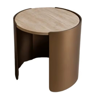 Contemporary Minimalist Nightstand Solid Wood Floating & Floor Standing Bedside <b>Table</b> <b>High</b>-End Designer Nightstand Storage <b>Side</b> - Product Image 1