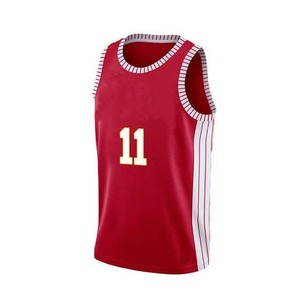 Camiseta de Baloncesto de Malla 100% Poliéster, Nuevo Diseño con Estampado en Contraste, Camisetas de Baloncesto al Por Mayor, Camisetas sin Mangas - Product Image 6