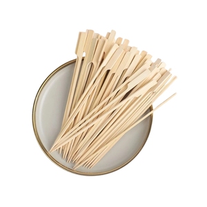 Palitos de bambú de primera calidad, seguros y excelentes para eventos gastronómicos de alta gama y como herramienta deliciosa para asar verduras en cafeterías. - Product Image 1