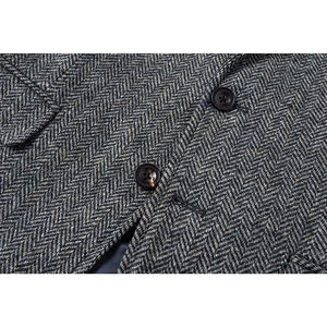 Nouvelle Collection Automne Hiver : Costume Décontracté en Laine Chevron Grande Taille pour Homme – Tendance Business Coréenne Polyvalente et Imperméable en Laine de Mouton - Product Image 5