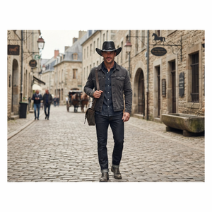 2026 Best Selling Vintage <b>Western</b> Style Wide Brim <b>Hat</b> Men Women Durable Outdoor Riding Fashion Hip Hop Sports Windproof - Product Image 5