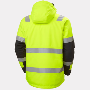 Combinaison de sécurité personnalisée en usine, haute visibilité, ignifuge, coupe-vent, respirante, protection de niveau B, travaux de construction hivernaux - Product Image 2