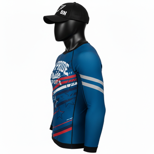 Premium Quality <b>Top</b> Selling Wholesale Unisex MMA Long Sleeve Rash Guards with Customized Color & Logo at Reasonable Price - Product Image 2