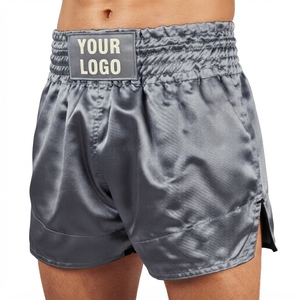 Pantalones Cortos de Artes Marciales Mixtas FIGHT BRO, Lavados, Elásticos, con Logotipo Frontal, Transpirables, de Secado Rápido, Ligeros, Duraderos, 100% Algodón, para Adultos - Product Image 5