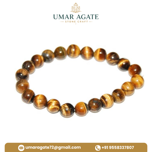 Natural Gemstone <b>Amethyst</b> Agate Crystal Beaded <b>Bracelet</b> Gold Tone Round Bead Trendy Jewelry for Gift and Daily Wear - Product Image 3
