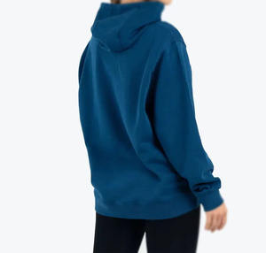 OEM Venta Caliente Lounge Wear Oversize Sudadera con capucha Casual Algodón Fleece Entrenamiento Sudadera Peso Pesado Imprimir Liso Sudaderas con capucha para las mujeres - Product Image 2