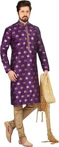 Formal <b>Men's</b> Cotton <b>Kurta</b> Set 2026 Traditional Shalwar Kameez for Eid High Quality Ethnic Wear Party Collection Quick Dry - Product Image 3