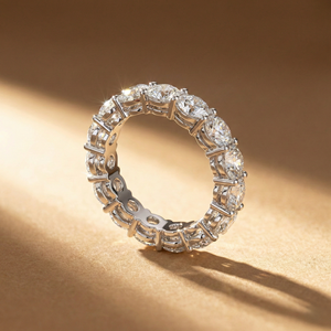 Wholesale Women's 5.70Ct Lab Grown Diamond <b>Ring</b> 925 Silver Plated Brilliant Cut Luxury IGI Certified Unique Style Statement Fine - Product Image 1