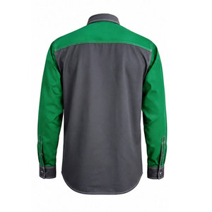 CAT2 Safety Flame Retardant FRC Woven Men's <b>Welding</b> <b>Shirt</b> 7.5OZ NFPA2112 Waterproof Polyester Pearl Button Cuffs - Product Image 3
