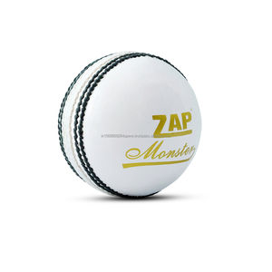 Pelota de Cricket de Cuero de Alta Calidad y Resistencia con Núcleo Resistente a Impactos y Vida Útil Extendida para Uso en Campos Duros y Césped Artificial - Product Image 2