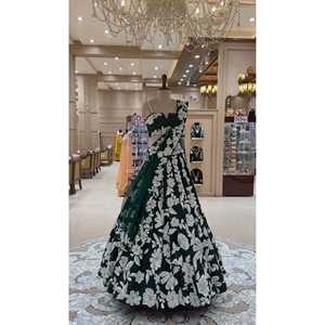 Lehenga Choli de créateur à sequins arc-en-ciel pour les occasions festives - Product Image 1