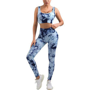 Professional Women Fitness Yoga Set Custom Logo Sports <b>Bra</b> Seamless Leggings Gym Workout Activewear Collection - Product Image 4