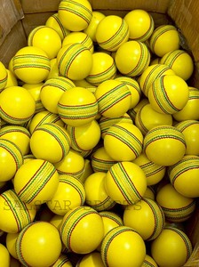 Wholesale Durable Florescent Colors Leather Club <b>Cricket</b> Ball 156GM Practice T20 Outdoor Custom Logo Promotional Direct Factory - Product Image 3