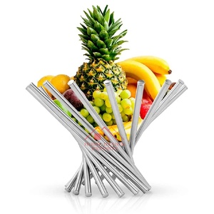 Dessus de table et bol à soupe/riz Meilleur vendeur Bol de service en acier inoxydable en métal sur supports en laiton Vaisselle Bol de service - Product Image 4