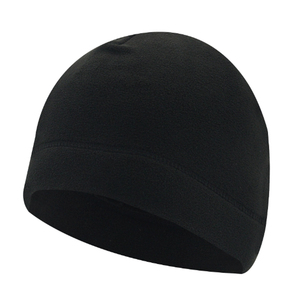 Unisex Orange Fleece Beanie Hat Warm <b>Winter</b> Adjustable Cycling Headwear Accessory with Button <b>Decoration</b> - Product Image 4