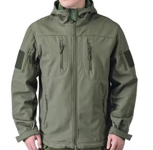 Chaqueta Táctica Bomber para Hombre, Cortavientos, Estilo Workwear, para Otoño, con Bolsillos con Cremallera, Puños Ajustables y Bloques de Color Frontales - Product Image 4