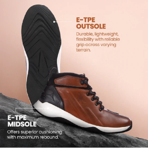 <b>Men's</b> Brown Casual Boots Rugged Lace Up Footwear <b>for</b> Outdoor Travel Comfortable Everyday <b>Shoes</b> Contemporary Street Style Wear - Product Image 4
